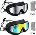 Aegend Kids Swim Goggles - No Leak Anti-Fog Design with Quick Adjust Bungee Strap | Ages 6-14