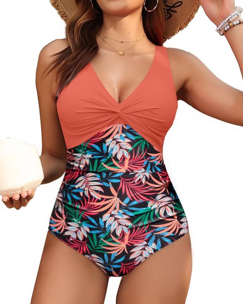 Holipick One Piece Swimsuit for Women - Tummy Control & Push Up Design | Full Coverage Slimming Fit