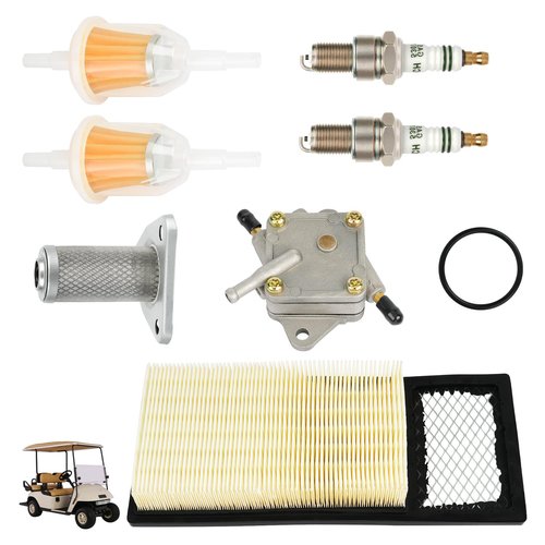 Panglong EZGO Tune Up Kit, Suitable for 1994-2003 EZGO TXT, Medalist 4 Cycle 295cc 350cc Gas Golf Cart, Replacement OEM#72368G01 26591G01 72084-G01 72021-G01 5307