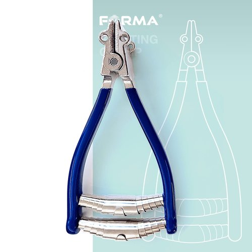 FORMA S.F. Sports Tennis Stringing Machine Tools Stainless Steel Wide Head Racket String Assistance Starting Clamp for Tennis Badminton Squash Racquet