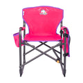 SUNNYFEEL Small Camping Chair, Portable Folding Aluminum Directors Chairs Lightweigh with Cup Hold, Pocket for Beach,Trip,Picnic,Outdoor Sports Events Foldable Camp Lawn Chair with Backpack Straps