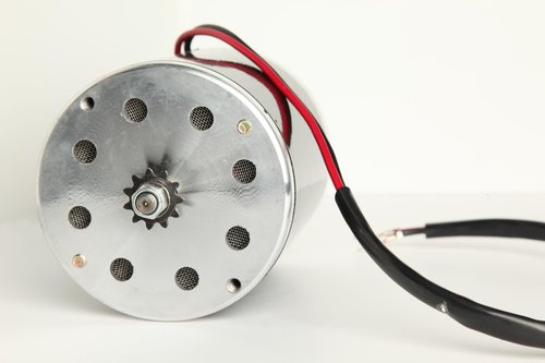 Alfa Wheels Electric Motor 48 Volt DC 1000 Watt with Base for Scooter Bike Go-Kart Mini Bikes Model Numbers MY1020 ZY1020G Reversible with 11 Teeth Sprocket #25 Chain 6.35 Pitch
