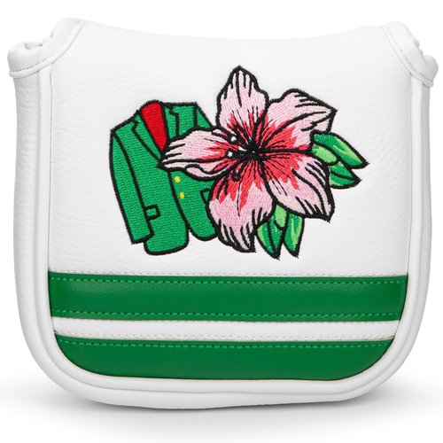 Putter Cover Magnetic Square Mallet Putter Head Cover Elegant Golf Gifts for Women Men Golfer, PU Leather Golf Club Protective Case