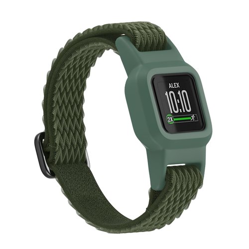 Vanet 3 Pack Compatible with Garmin Vivofit Jr 3 Bands for Kids, Soft Nylon Straps Silicone Sport Breathable Bands Adjustable Replacement Wristbands