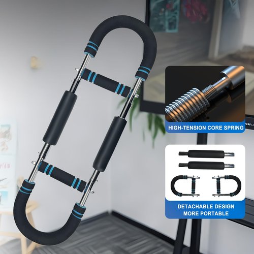 DERACY Twister Arm Trainer, Adjustable 60 - 110 Lbs Resistance Forearm Strengthener, Chest Workout Equipment, Arm Exerciser, Portable Home Gym Fitness Equipment