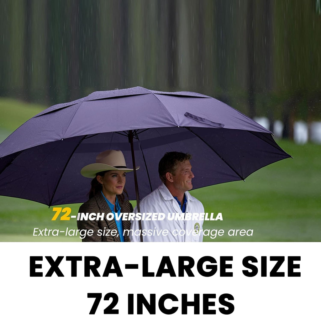 SIEPASA Golf Umbrella - Large 62/68/72 Inch Automatic Open | Windproof, Waterproof Double Canopy