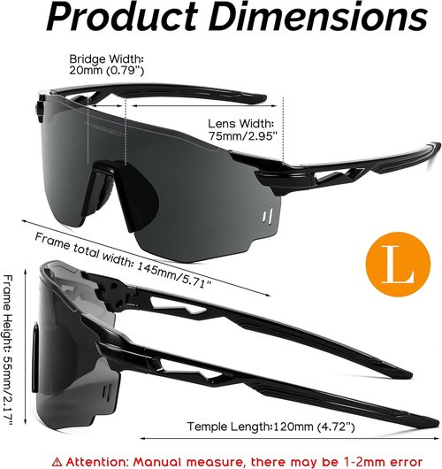 FEISEDY Rimless Sports Sunglasses - TR90 Frame for Cycling, Fishing & Running | Unisex Design