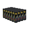 WILSON US Open Tennis Balls - Regular Duty, 24 Can Case (72 Balls)