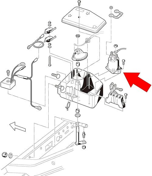 Roykaw Club Car Precedent/DS Solenoid for 1984-up Gas Golf Cart Replaces #1013609