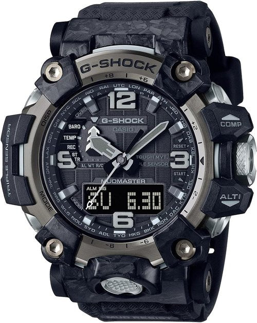 CASIO GWG-2000-1A1JF | G-Shock Carbon MUDMASTER - Radio Solar Triple Sensor Watch