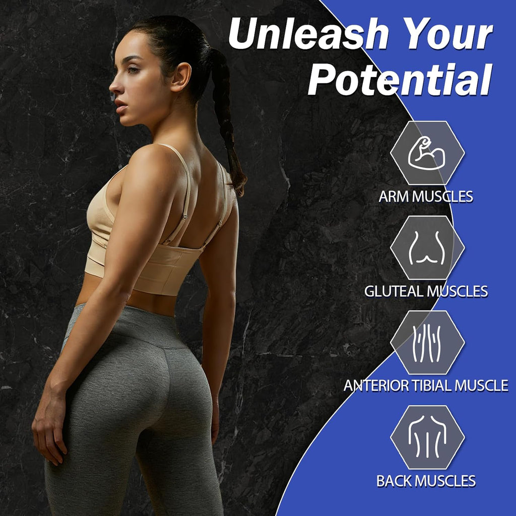 Skiennix Resistance Bands - 5 Levels of Resistance for Yoga, Pilates & Rehabilitation | Includes Woven Bag