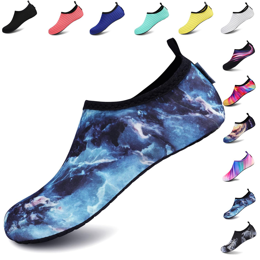 VIFUUR Water Sports Unisex Shoes Marble Grey - 9-10 W US / 7.5-8.5 M US (40-41)