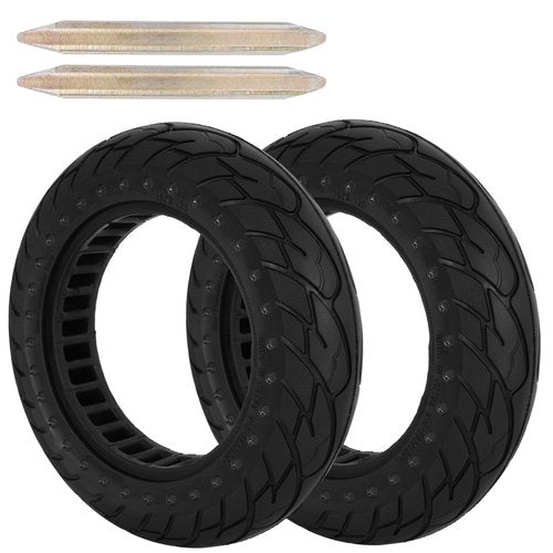 RUTU 2PCS 10X2.125 Scooters Solid Tire10 inches Electric Scooter Wheel Replacement for Xiaomi M365/M365 Pro/1S/Pro 2 Gotrax G4 GXL V2 Ninebot D40x Electric Scooter
