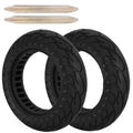 RUTU 2PCS 10X2.125 Scooters Solid Tire10 inches Electric Scooter Wheel Replacement for Xiaomi M365/M365 Pro/1S/Pro 2 Gotrax G4 GXL V2 Ninebot D40x Electric Scooter