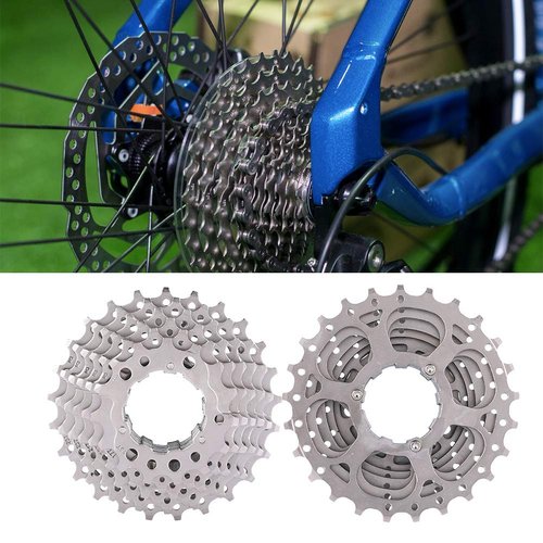 VGEBY1 Bike Freewheel, Road Bike Freewheel Cassette Sprocket for 8 Speed 11-25T Bicycle Replacement Accessory