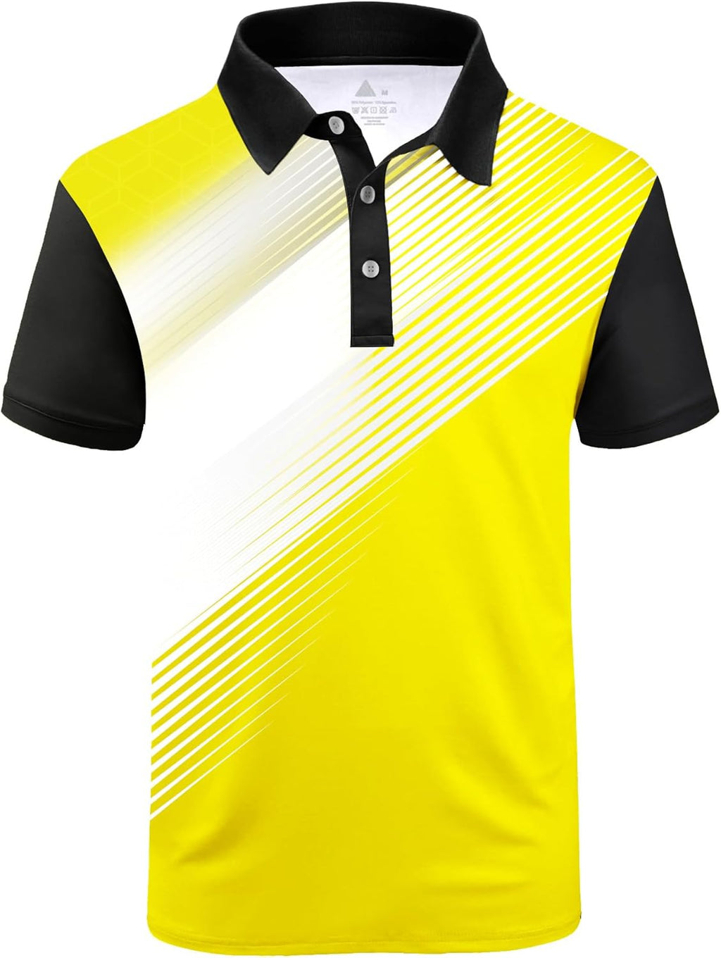 ZITY Men's Golf Shirt - Short Sleeve Moisture-Wicking Performance Polo | Casual Print T-Shirt