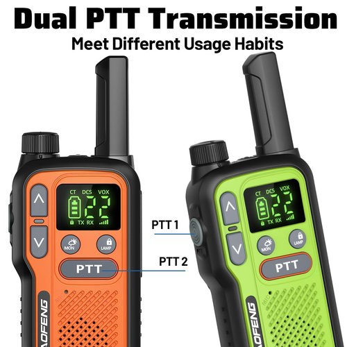 Walkie Talkies Long Range for Adults,Rechargeable Walkie Talkies 22 FRS NOAA Family Walky Talky Two Way Radio Walkie Talkie 1500mAh Battery VOX Flashlight Type-C Charger for Camping Hiking,6Pack
