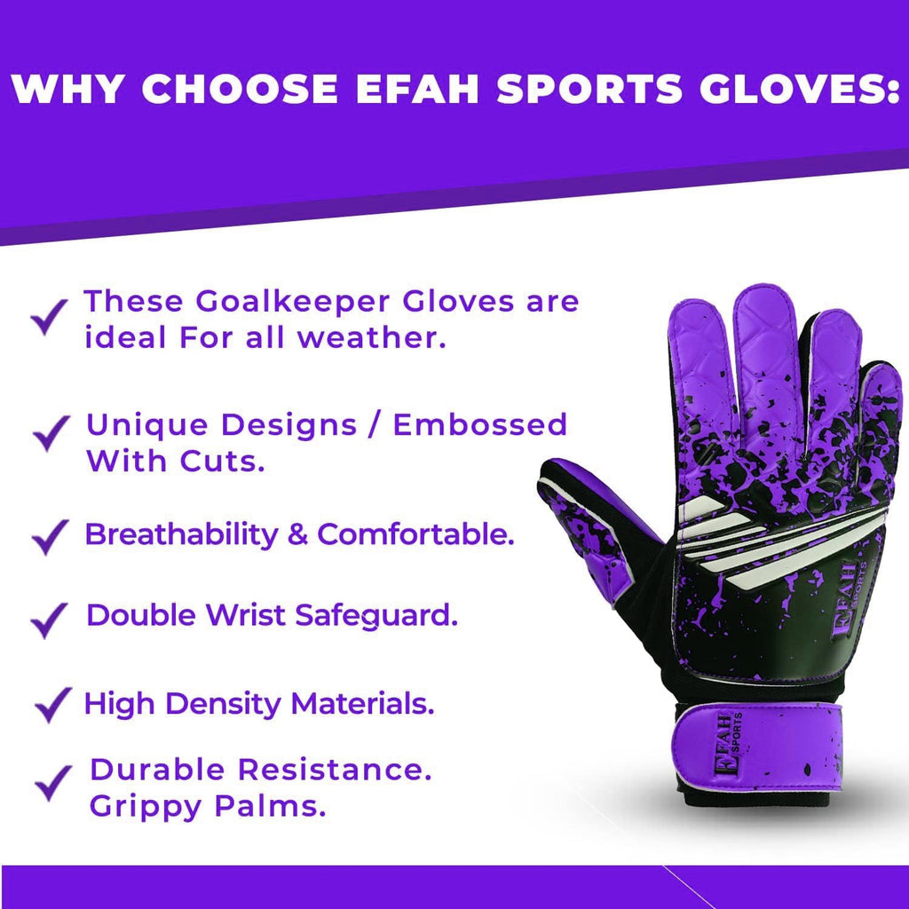 Skiennix Soccer Goalkeeper Gloves - Strong Grip for Kids & Youth Football | Durable & Comfortable