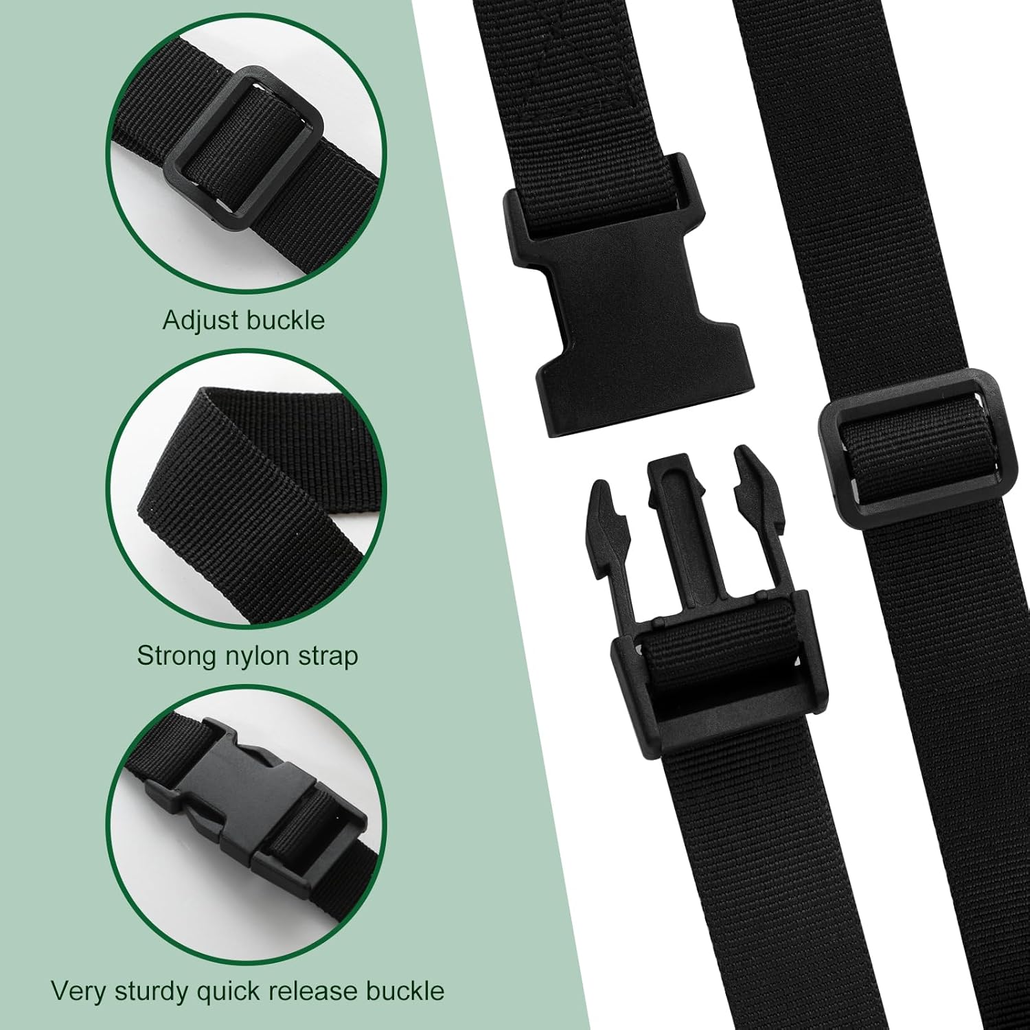 Skiennix Adjustable Sport Cone Carrier - 6.5 Feet Strap for Easy Storage & Travel with Quick Snap Closure