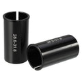 X AUTOHAUX 2 Pcs 28.6mm to 31.8mm Bicycle Bike Seat Post Tube Adapter Seatpost Reducing Sleeve Adapter Aluminium Alloy Black