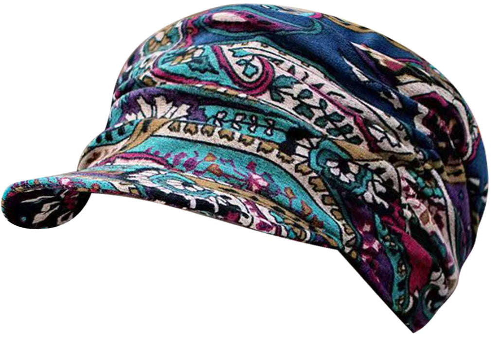 XYIYI Dazzling Color Women Cancer Headwear Soft Chemo Beanie Baseball Cap