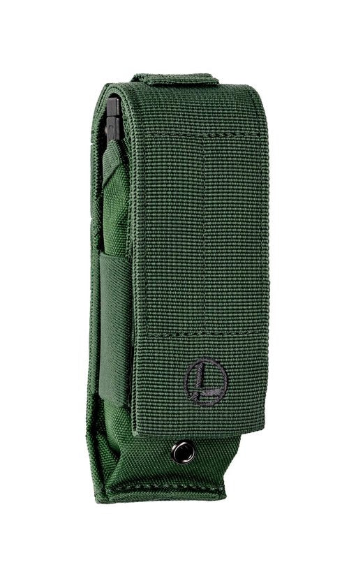 LEATHERMAN, Premium Molle Snap Sheath for Multitools, Made in the USA, Fits 4" and 4.5" Tools, Green, Large