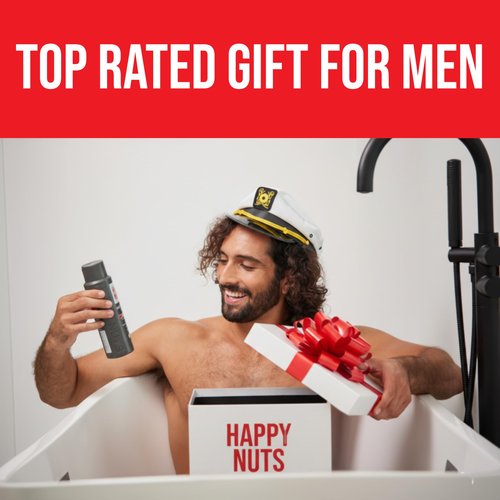 HAPPY NUTS Comfort Powder Spray: Anti Chafing & Mens Deodorant, Aluminum-Free, Sweat and Odor Control for Jock Itch, Groin and Men's Private Parts