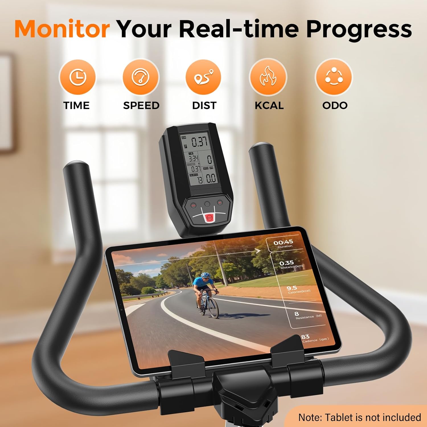YOSUDA PRO Magnetic Exercise Bike - 350 lbs Weight Capacity | Silent Indoor Cycling with Comfortable Seat Cushion