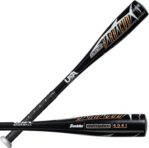 Franklin Sports Teeball Bat - Venom & Barracuda Aluminum Composite - USA Baseball Certified for Youth - Drop -10 to -13