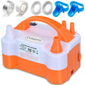 CUSZOY Electric Balloon Pump 600W, Fast Balloon Blower with 6 Balloon Arch Kits, Dual Nozzle & 2 Modes, Portable Air Pump for Balloon Decor for Party, Wedding, Birthday - Professional Balloon Pump