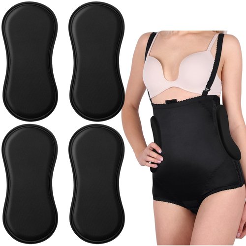 Geyoga 4 Pcs Lipo Foam AB Board Post Surgery, 11.8" x 5.5" Abdominal Compression Lateral Boards Protector for Post Surgery Recovery Liposuction Flattening Skin Firming Waist Support