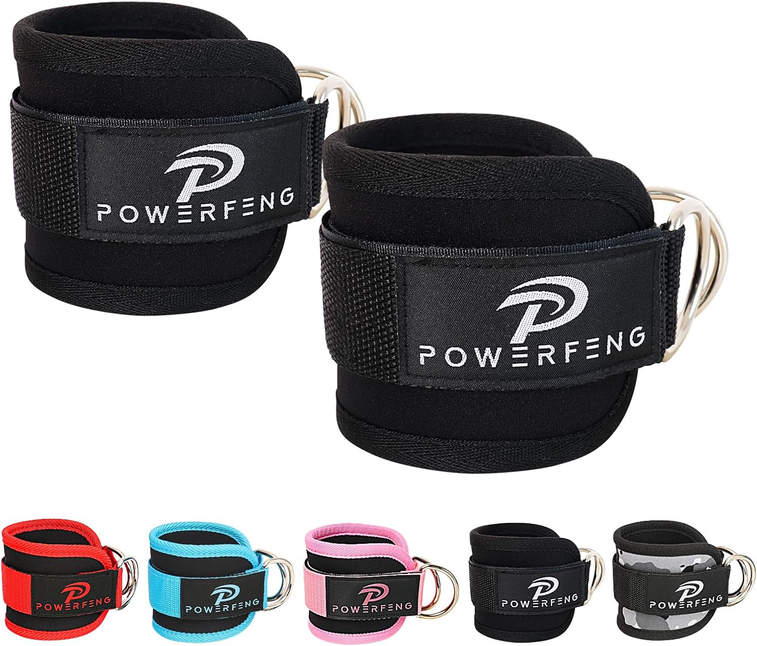 Skiennix Ankle Strap Cable Machine - Glute Kickback Cuffs for Leg Workouts | Home Gym Essentials