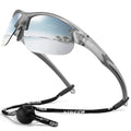 BIRCEN Mens Polarized Sunglasses for Sports: TR90 Lightweight Sun Glasses Wrap Around Shades for Fishing Driving Cycling