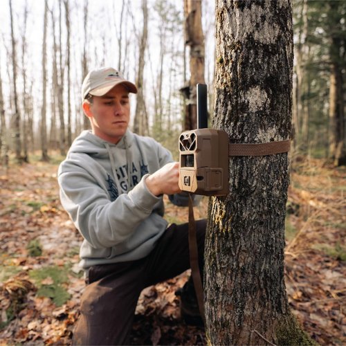 Moultrie Edge 3 Cellular Trail Camera - 40MP HD Photo Capture - 1080p Low-Glow Flash - GPS - Multi-Carrier Auto-Connect - Built-in Memory - 0.5s Trigger Speed - AI Buck Detection