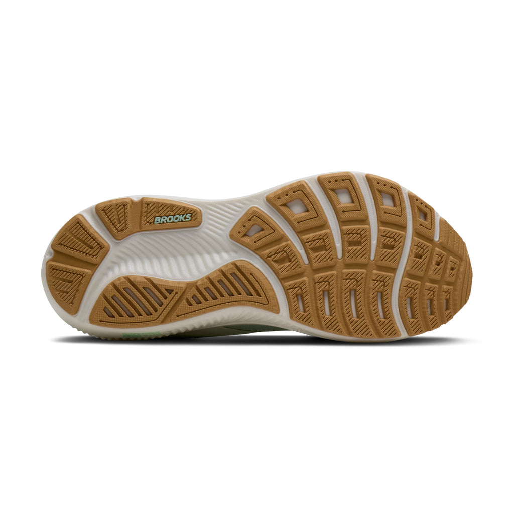 Brooks Women’s Ghost 17 Neutral Running Shoe - Honeydew/Coconut/Taffy - 7 Medium