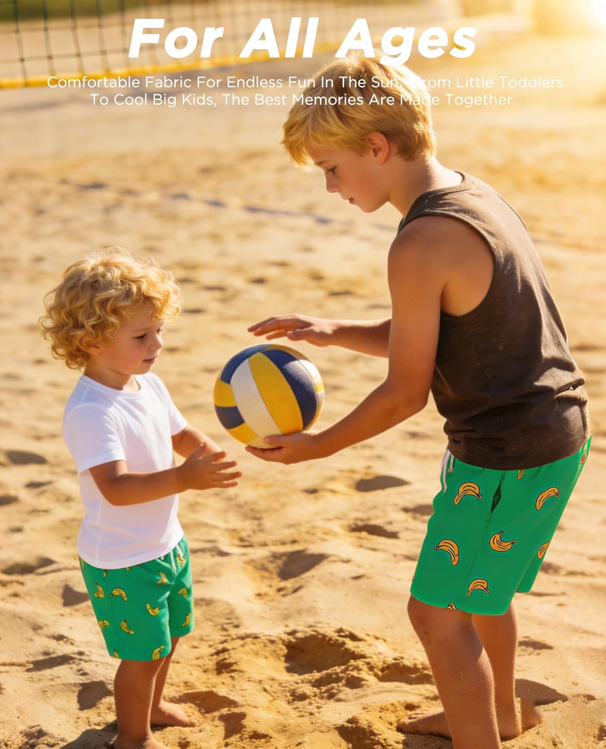 Regine Switzerland Boys Swimming Trunks - Quick Dry Swim Shorts with Mesh Lining | Sizes 2T-12 Years
