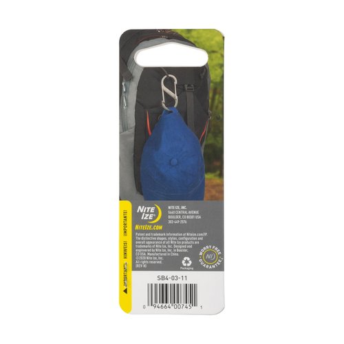 Nite Ize S-Biner Stainless Steel Dual Carabiner - Multi Purpose Dual Carabiner Clip - Great for Camping Supplies & Hiking Essentials - Secure Key Holder - Size 4 (5 Pack)