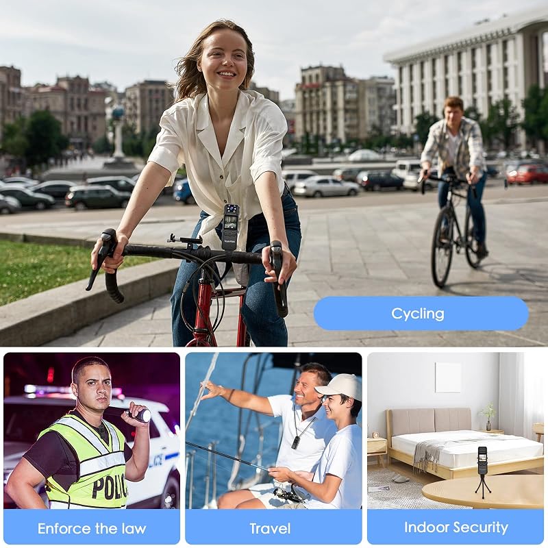 Kaysunlink 1080P Mini Body Camera with 1.4