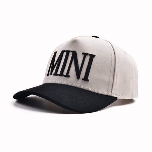 Bofemgt Mama and Mini Dad Hat- 3D Embroidered Adjustable Cotton Parent-Child Mom Baseball Caps Black