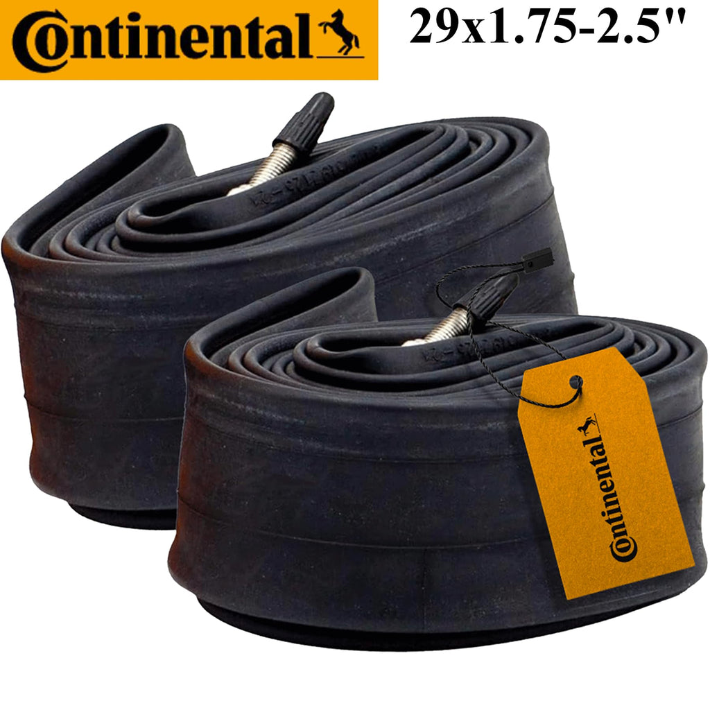 Continental MTB 29x1.75-2.5" / 47-622 -> 62-622 Inner Tubes - 42mm Presta Valve (Pack of 2 Tubes) (Bulk Packaging, 29x1.75-2.50")