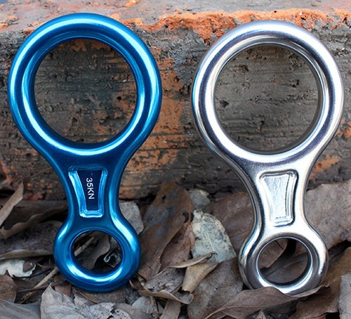 CdyBox 35KN Figure 8 Descender Belay Device Rock Mountain Climbing Gear