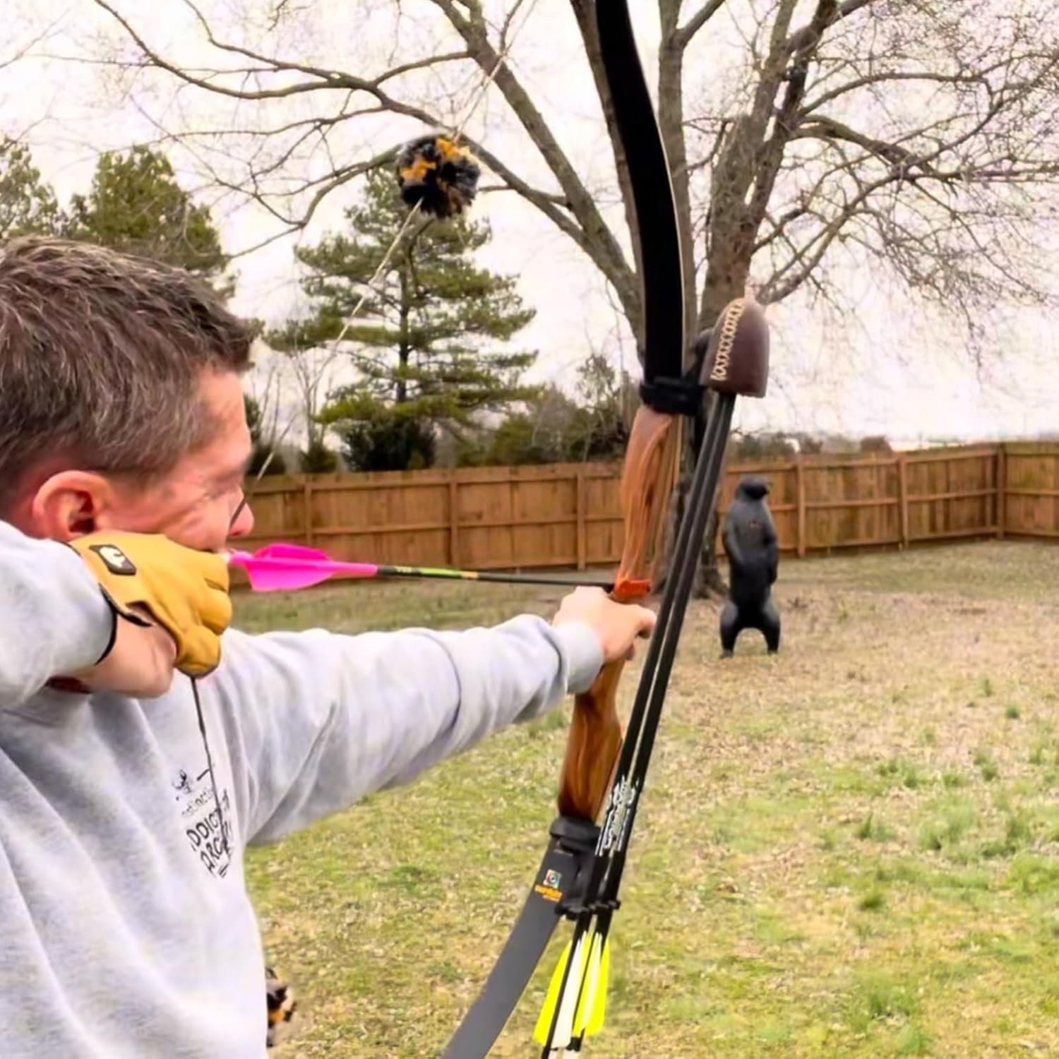 Sanlida Eagle X9 Recurve Bow Set - 58" Takedown Bow for Adults | 25-60 Lbs, Ideal for Outdoor Practice