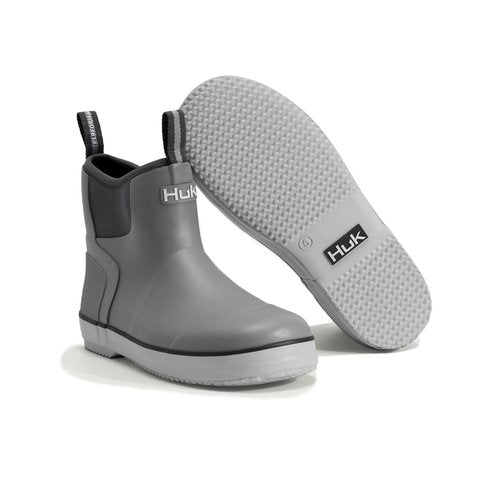 HUK Kids Rogue Wave Shoe, High-Performance Fishing & Deck Boot for Youth, Grey, 6