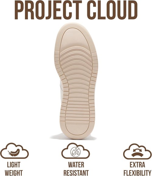 Nita Project Cloud Platform Sneakers for Women - Lightweight Memory Foam Insole | Non-Slip Fashion Footwear