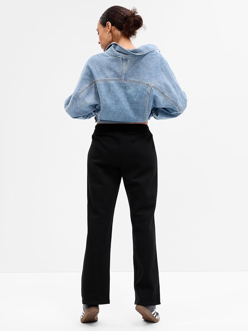 Gap Women's Heritage Boot Cut Jogger True Black Medium