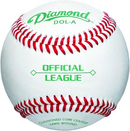 Diamond Dol-A Official League Leather Baseballs - 12 Pack for Ultimate Performance