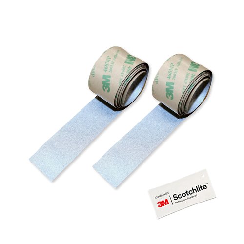 Salzmann Reflective Tape - Universal High Visibility Tape for Backpacks, Helmets, Bikes, Cars, etc. - Made with 3M Scotchlite