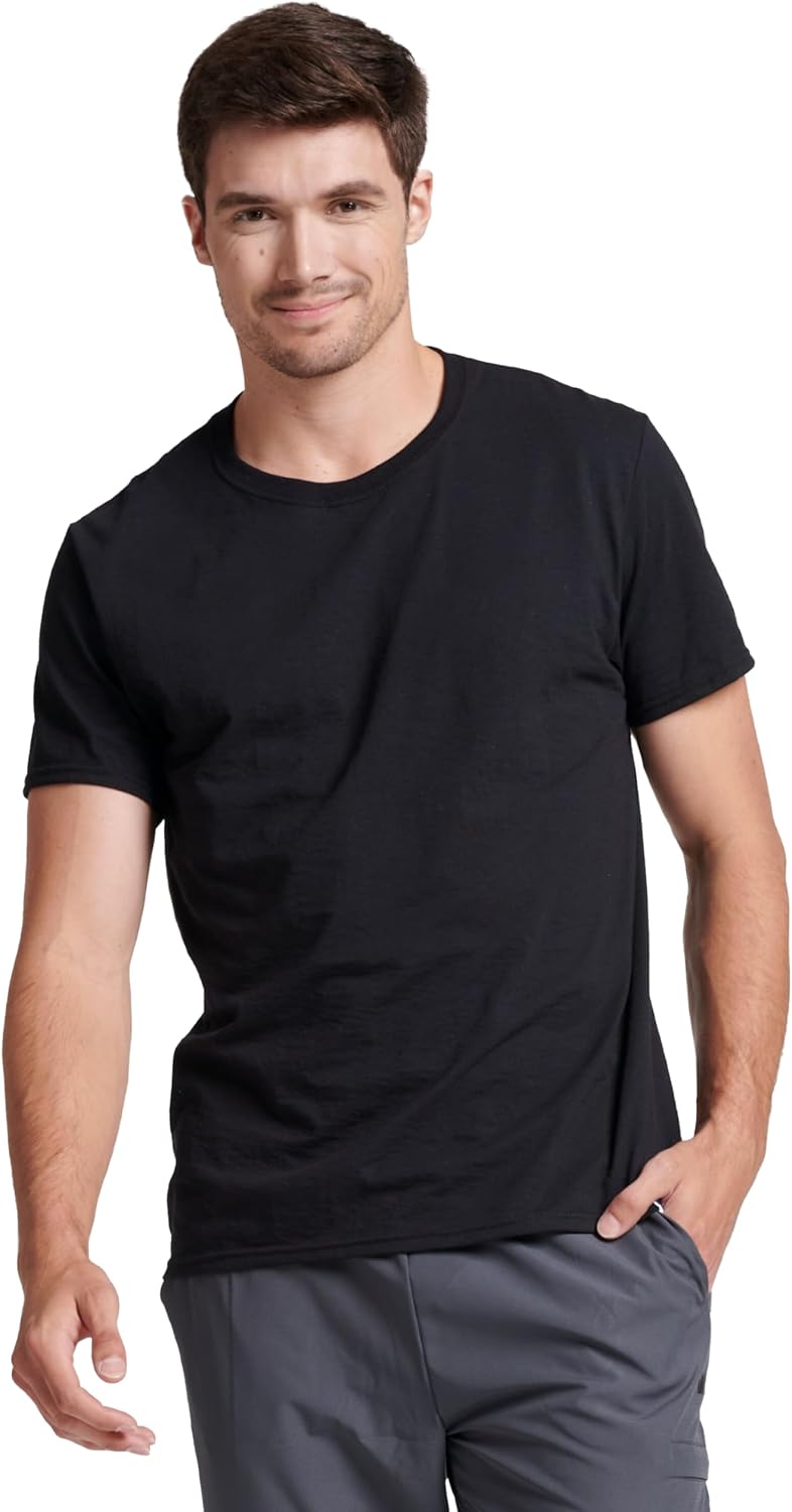 Russell Athletic Men's Dri-Power Short Sleeve Tee - Moisture Wicking & Odor Protection | UPF 30+, Sizes S-4X
