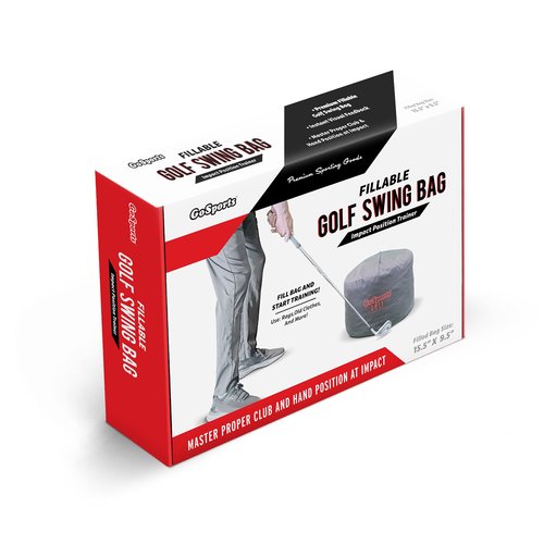 GoSports Golf Swing Bag, Impact Position Trainer - Master Proper Club and Hand Position at Impact, Great for All Skill Levels