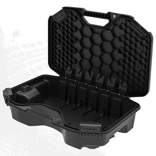 SAUTVS Modular Cargo Box for Can-Am Maverick, 10 L / 2.6 Gallon Rugged Rear Cargo Box with Lid for Can Am Maverick X3 MAX/Trail/Defender/Commander Accessorie (Replace #715005494)